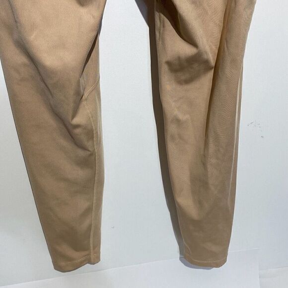 Pink Soda Sport Women's Nude Elastic Waistband High Waist Leggings Size Medium - Picture 8 of 12